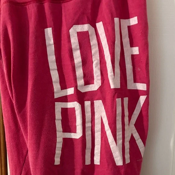 Victoria's Secret Large comfy sweats in Bold Pink - Picture 3 of 3